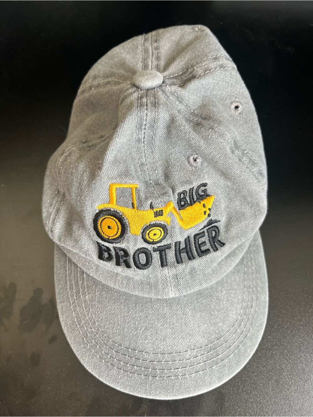 Gray 'Big Brother' Excavator Baseball Cap